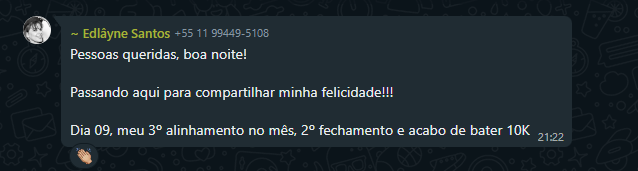 Depoimento de aluno Merakki